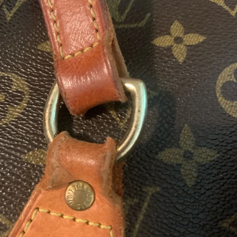 Louis Vuitton Brown and Tan Monogram Bag